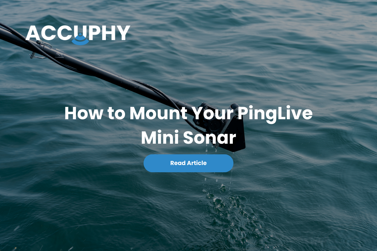 How to Mount Your PingLive Mini Sonar Transducer to Your Watercraft