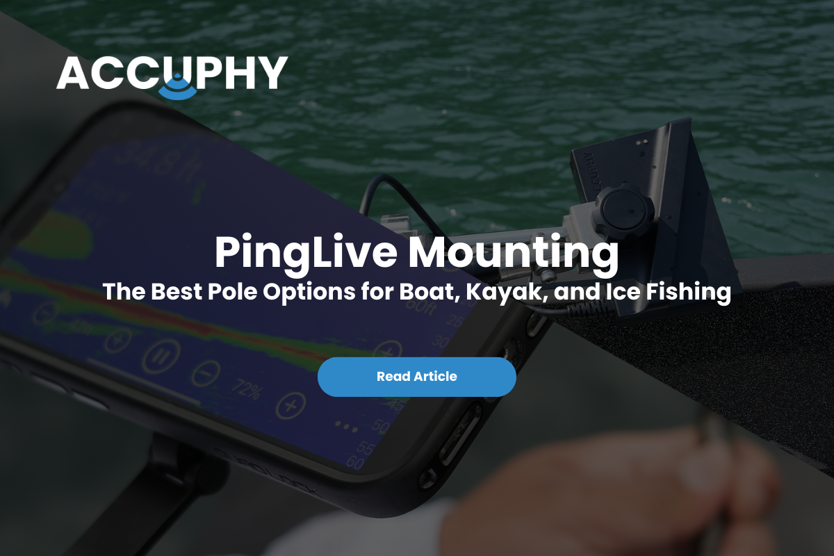 PingLive Mounting: The Best Pole Options for Boat, Kayak, and Ice Fishing