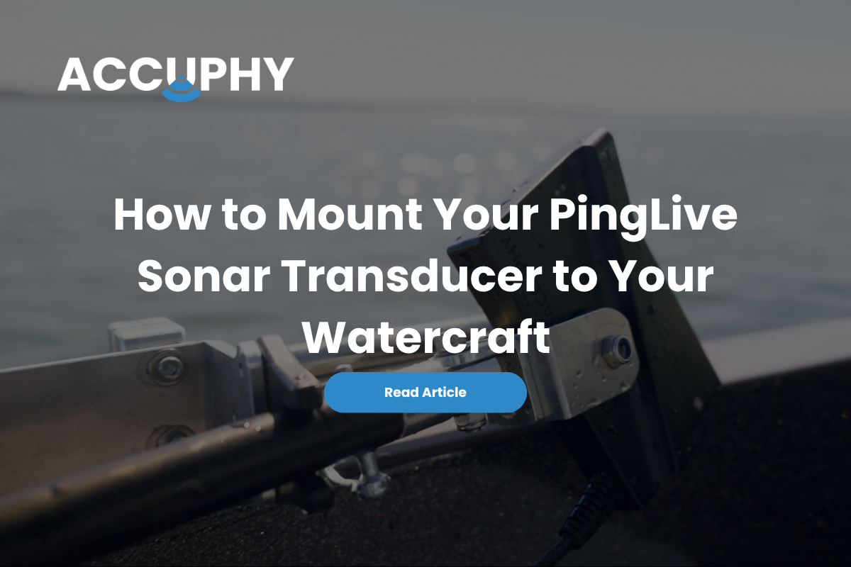 How to Mount Your PingLive Sonar Transducer to Your Watercraft